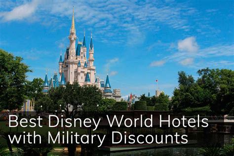 are disney world hotels discount for military
